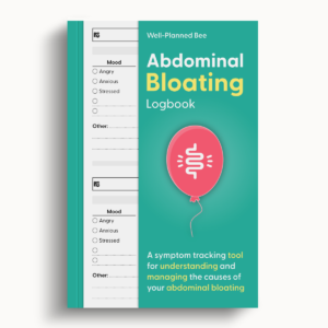 Abdominal Bloating Logbook – 6″x9″