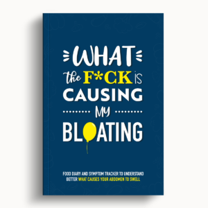 What the F*ck is Causing My Bloating – Blue – 6″x9″