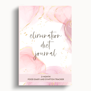 Elimination Diet Journal – Pink Marble – 6″x9″