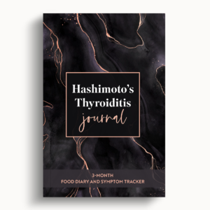 Hashimoto’s Thyroiditis Journal – Black Marble – 6″x9″