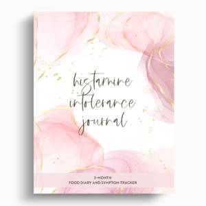 Histamine Intolerance Journal – Pink Marble – 8.5″x11″