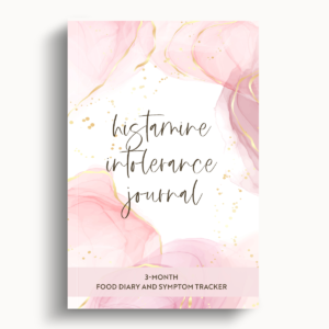 Histamine Intolerance Journal – Pink Marble – 6″x9″