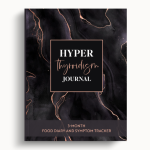 Hyperthyroidism Journal – Black Marble – 8.5″x11″