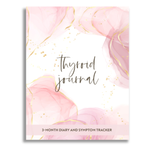 Thyroid Journal – Pink Marble – 8.5″x11″